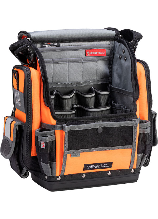 Veto Pro Pac TP-XXL Hi-Viz Orange Extra Large Zippered Technician Tool Pouch