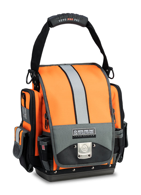 Veto Pro Pac TP-XXL Hi-Viz Orange Extra Large Zippered Technician Tool Pouch