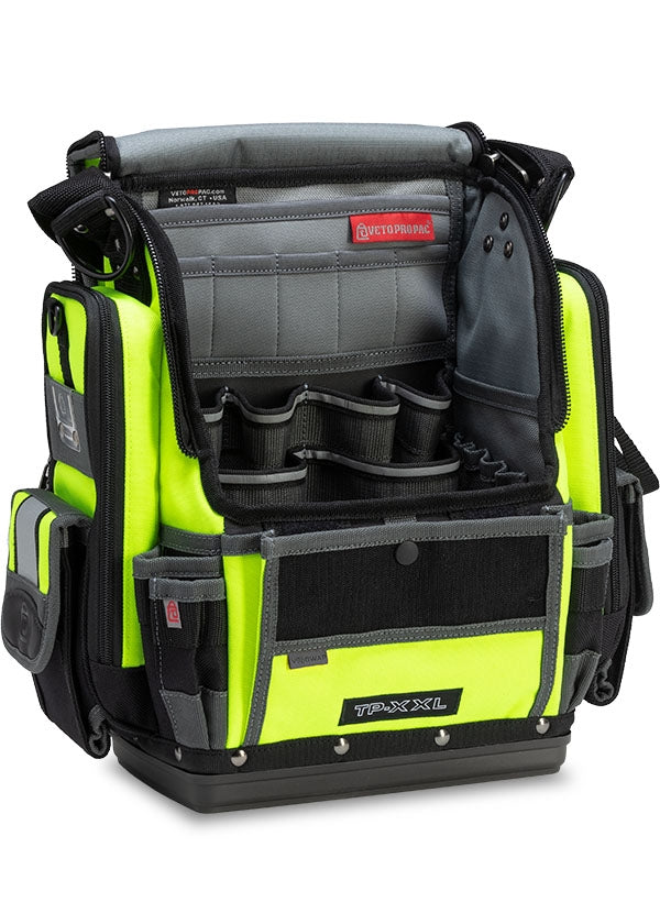 Veto Pro Pac TP-XXL Hi-Viz Yellow Extra Large Zippered Technician Tool Pouch
