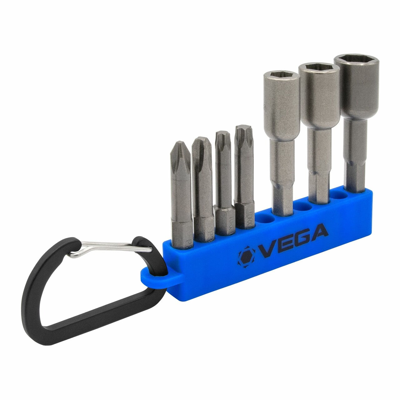 Vega TPCNCS7 7-Piece Tapcon Concrete Carabiner Bit Set