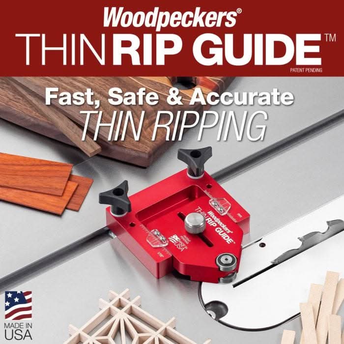 Woodpeckers TRG ThinRip Guide w/ Rack-It