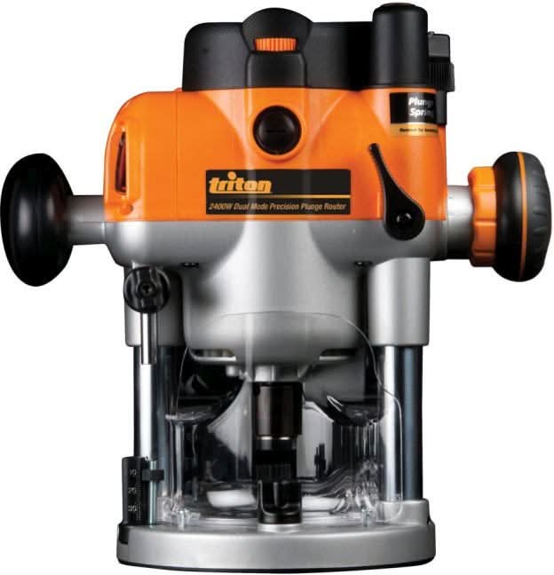 Triton TRA001 Dual Mode Precision 3-1/4 HP 2400W Plunge Router