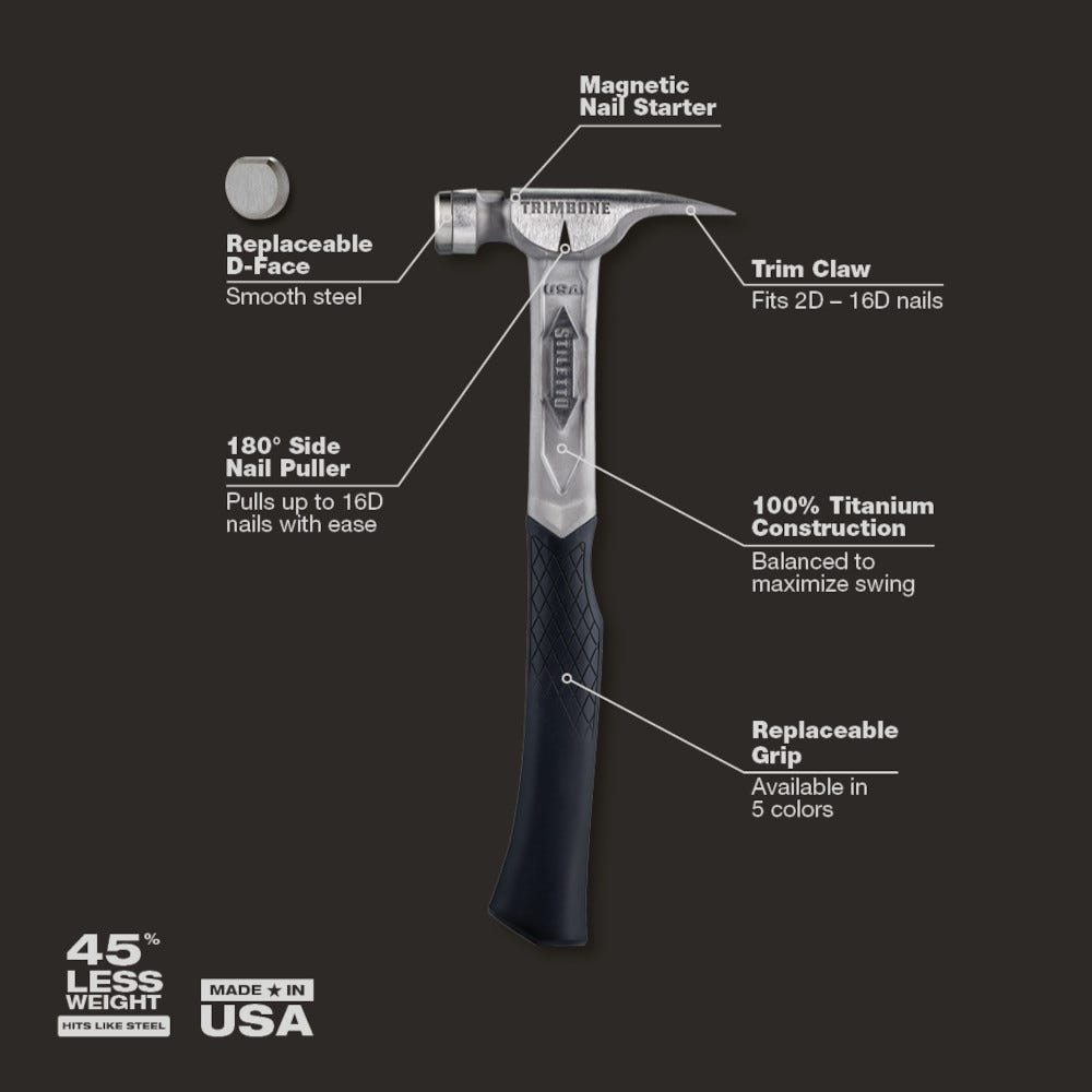 Stiletto TRMB TRIMBONE Smooth/Curve Titanium