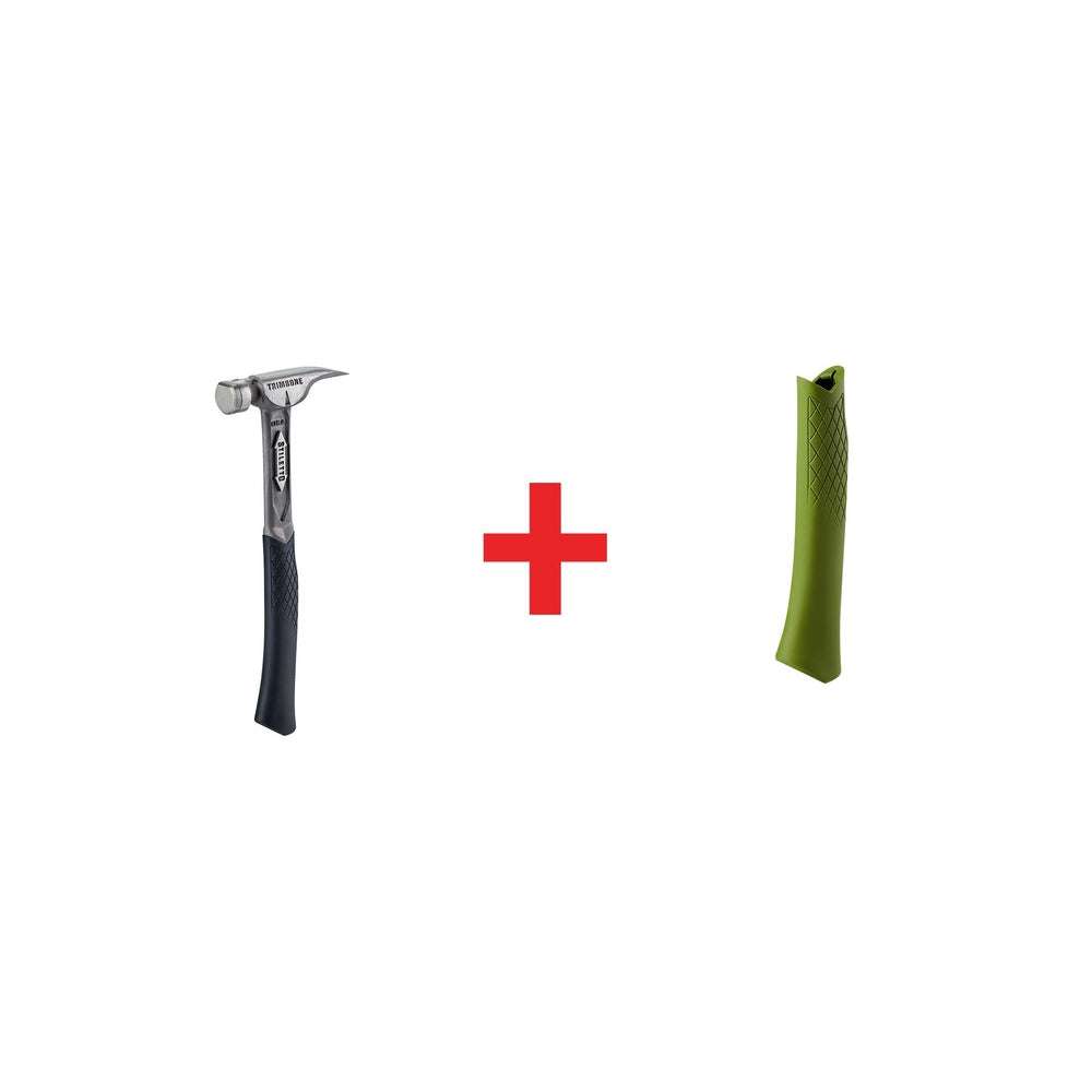 Stiletto TRIMBONE Smooth/Curve Titanium plus Green Replacement Grip