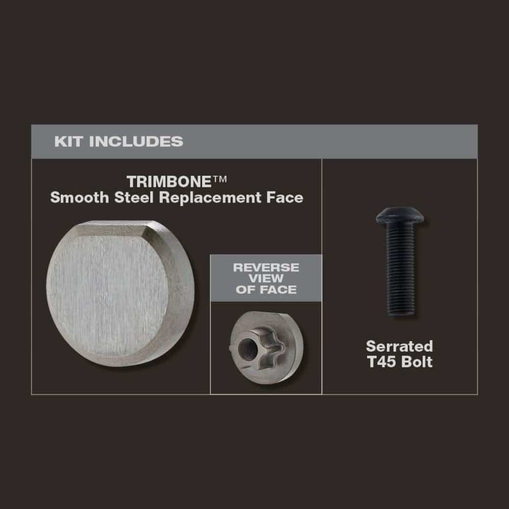 Stiletto TRMB-RS TRIMBONE Smooth Steel Replacement Face