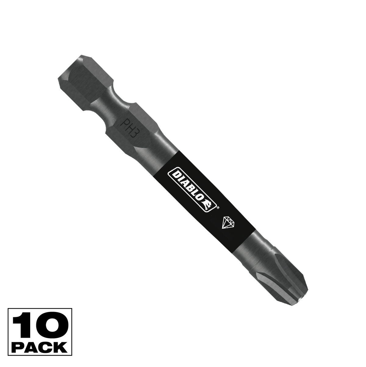 Diablo 2 in. Demon Phillips #3 Drive Bit (DSDPH32B)