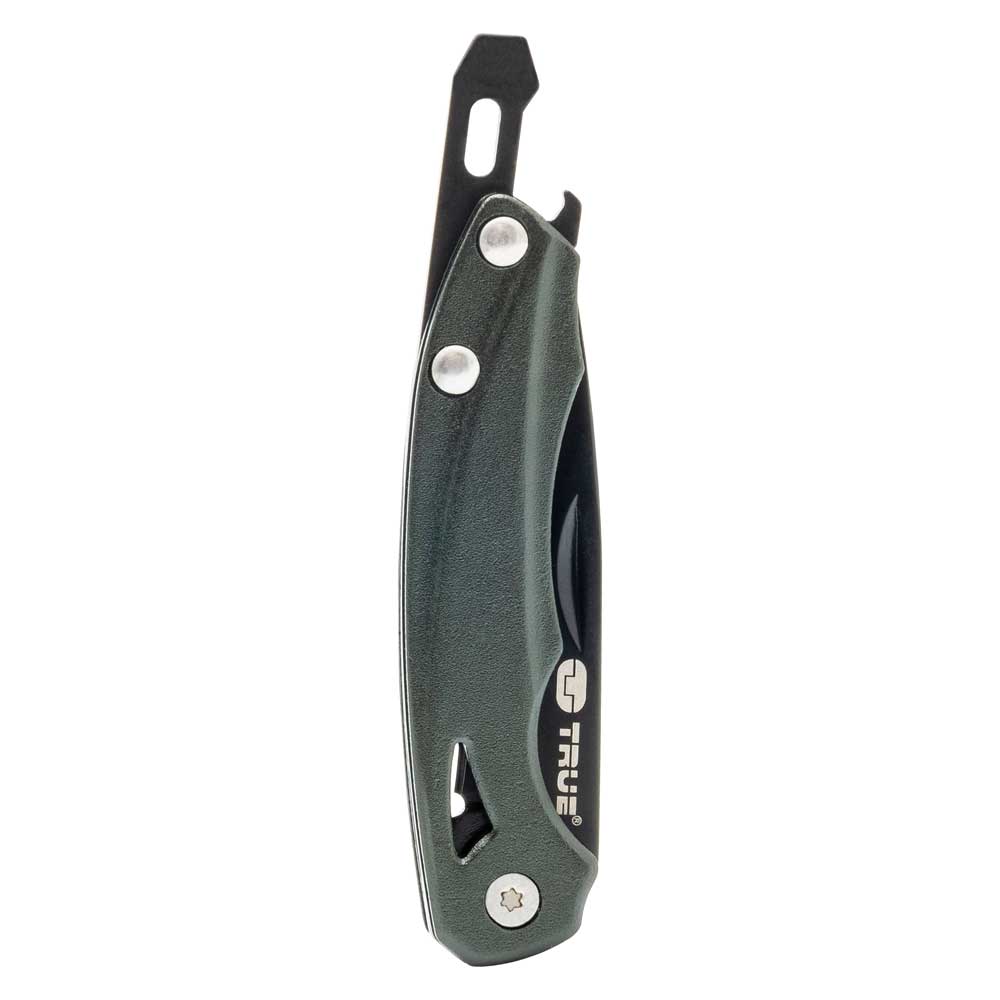 TRUE SlipKnife folded closed showing thin anodized aluminum handle profile