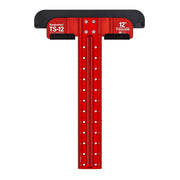 Woodpeckers TS-12-20 Precision Woodworking T-Square - 12 Inch With Rack-It