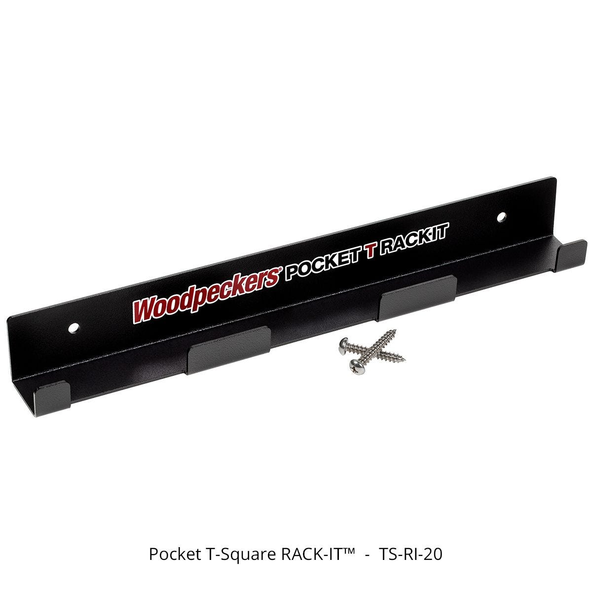 Woodpeckers TS-RI-ISET20 Pocket T-Square Inch Set And Rack-It