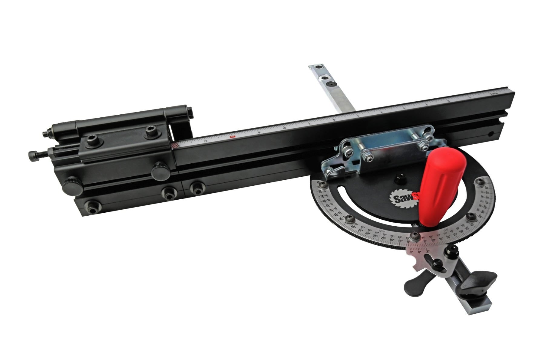 SawStop Scale Miter Gauge with Sawstop 60-Tooth  Combination Table Saw Blade
