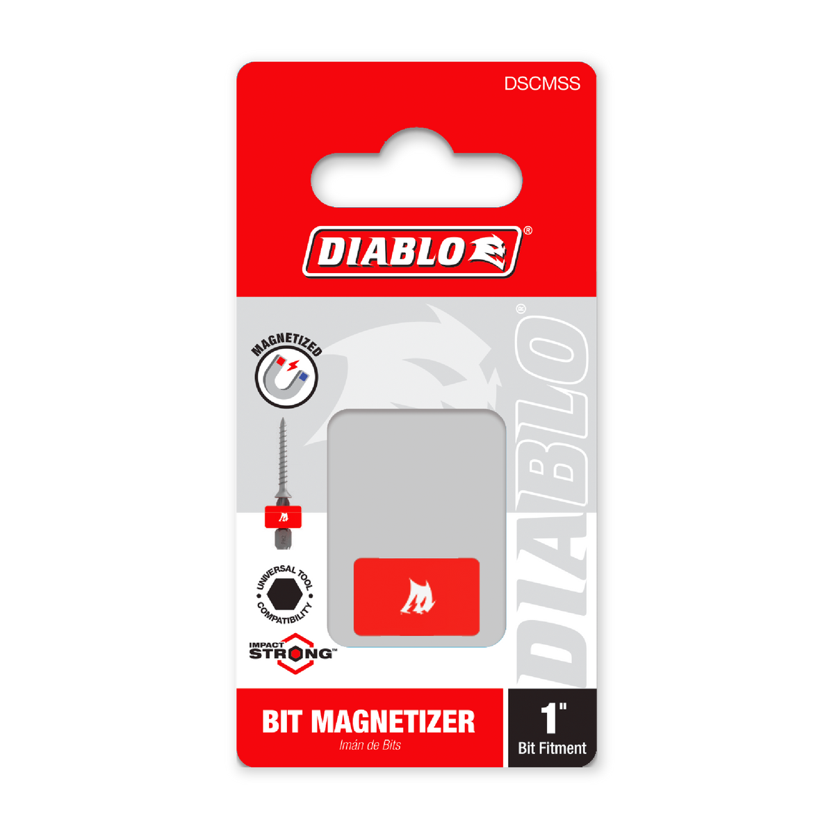 Diablo 1 in. Drive Bit Short Magnetic Sleeve (DSCMSS) in retail packaging