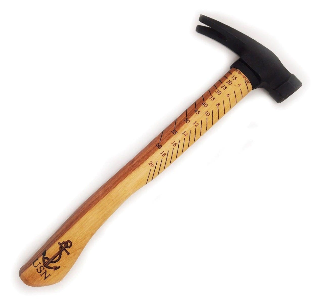 Boss Hammers BH18STHI16S Armed Forces 18oz Steel Smooth Face Hammer with Hickory Handle