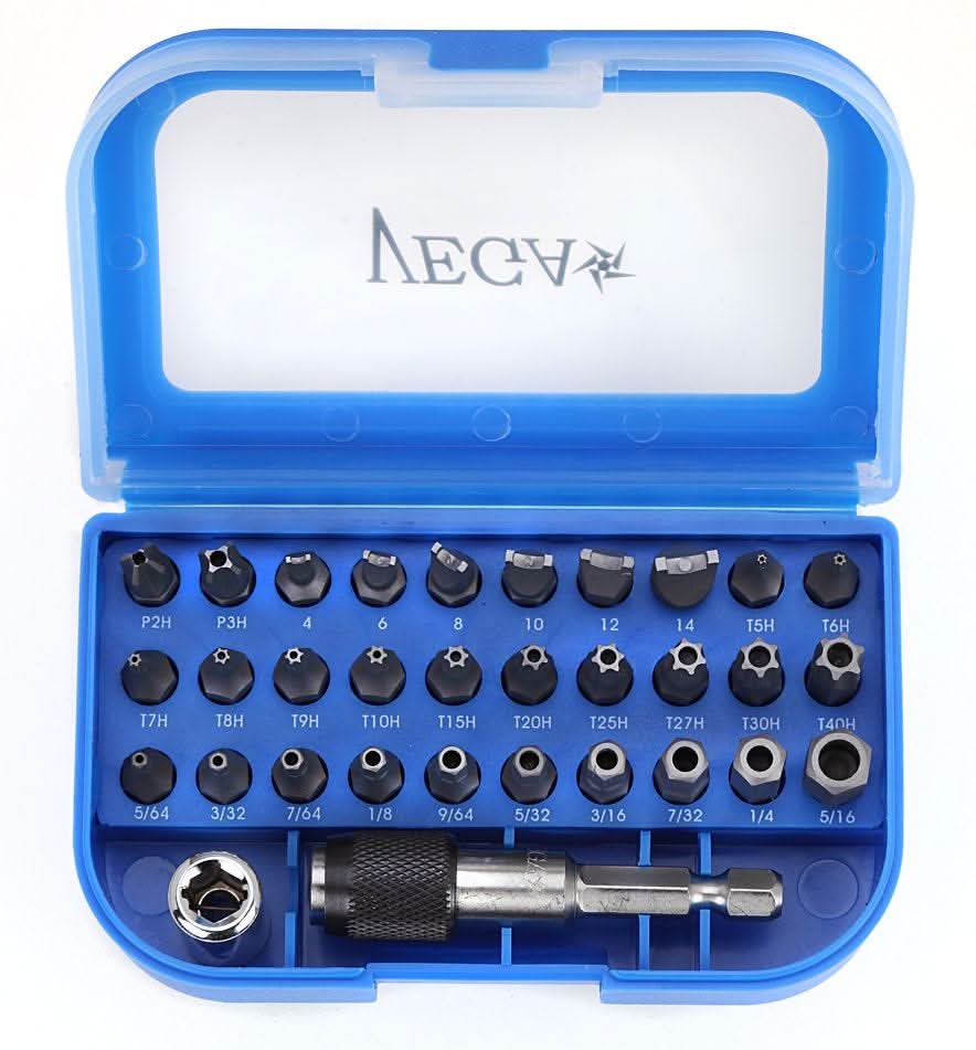 Vega V32-1TP 32pc Standard Driver Bit Set (Tamper)