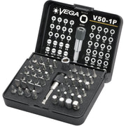 Vega V50-1P 50pc Driver Bit Set