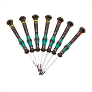Wera 05345271001 Kraftform Micro 7-piece slotted and Phillips precision screwdriver set