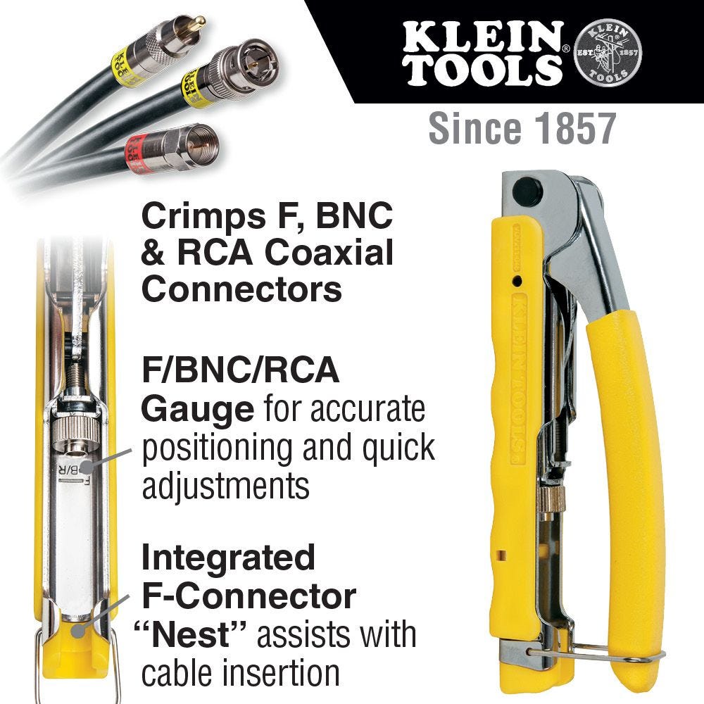 Klein Tools VDV001819 VDV Apprentice 6-Piece Cable Installation Kit with Scout Pro 3 Tester