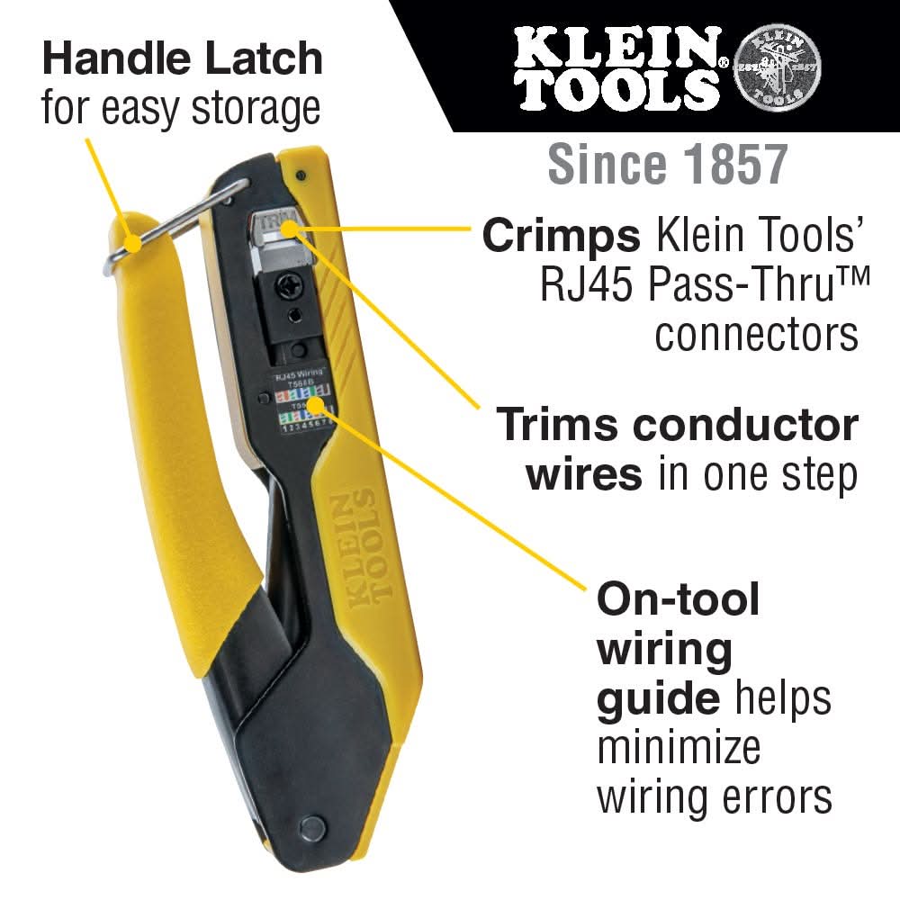 Klein Tools VDV026813 Cable Installation Kit for Pass-Thru