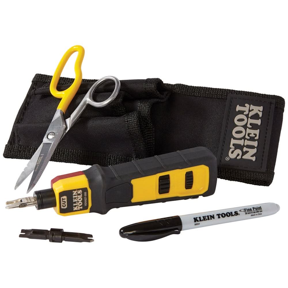 Klein Tools VDV027-813 LAN Installer Starter Kit, Punchdown