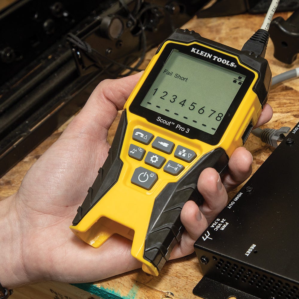 Klein Tools VDV501-853 Scout Pro 3 Tester with Test + Map Remote Kit