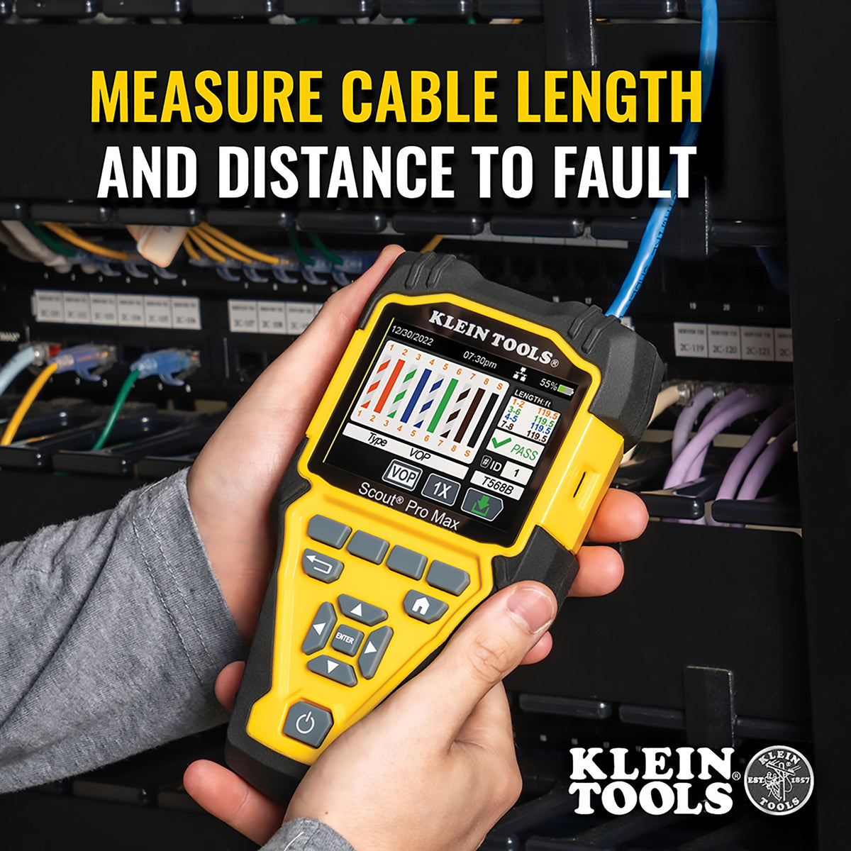 Klein VDV501-770 Scout Pro Max display detail