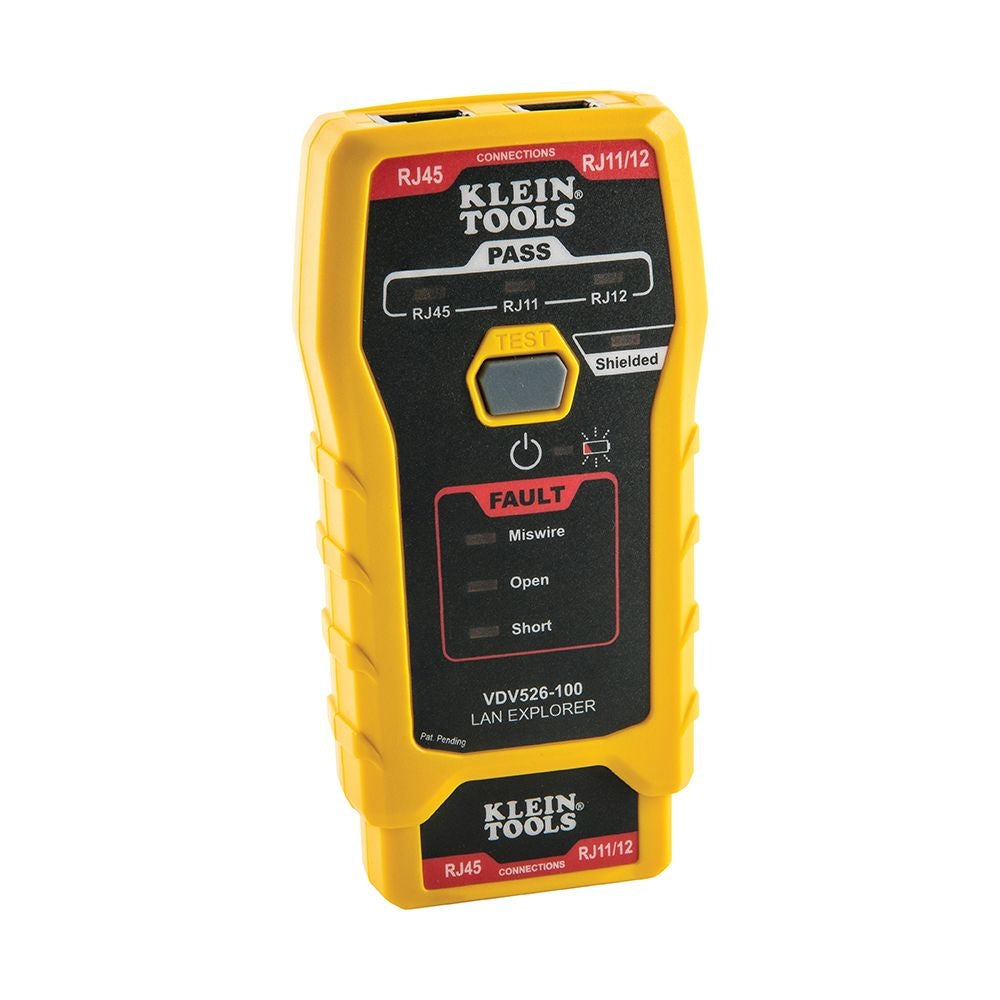 Klein Tools VDV526-100 Network Cable Tester, LAN Explorer&reg; Data Cable Tester with Remote