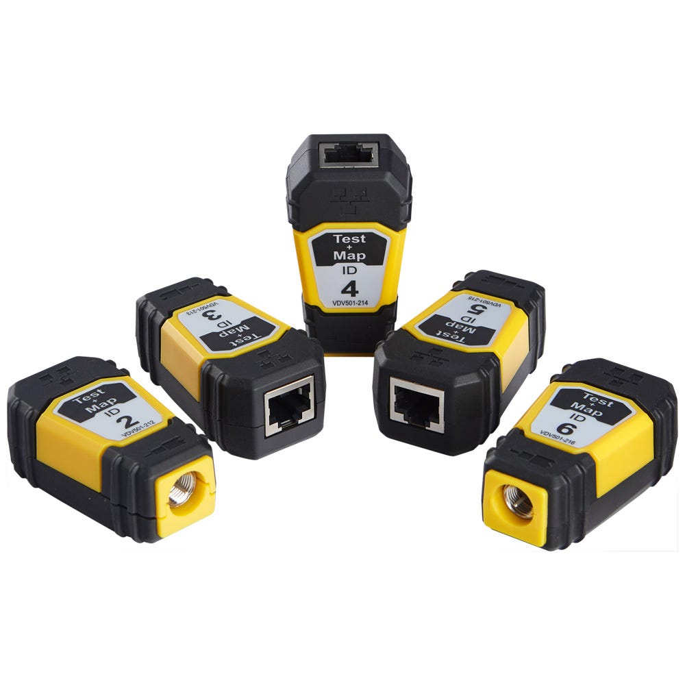 Klein Tools VDV770-850 Test + Map Remotes (#2 - #6) Upgrade Kit for Scout Pro 3 Tester