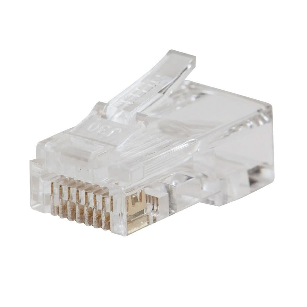 Klein Tools VDV826-763 Pass-Thru Modular Data Plugs, RJ45-CAT6, 200-Pack