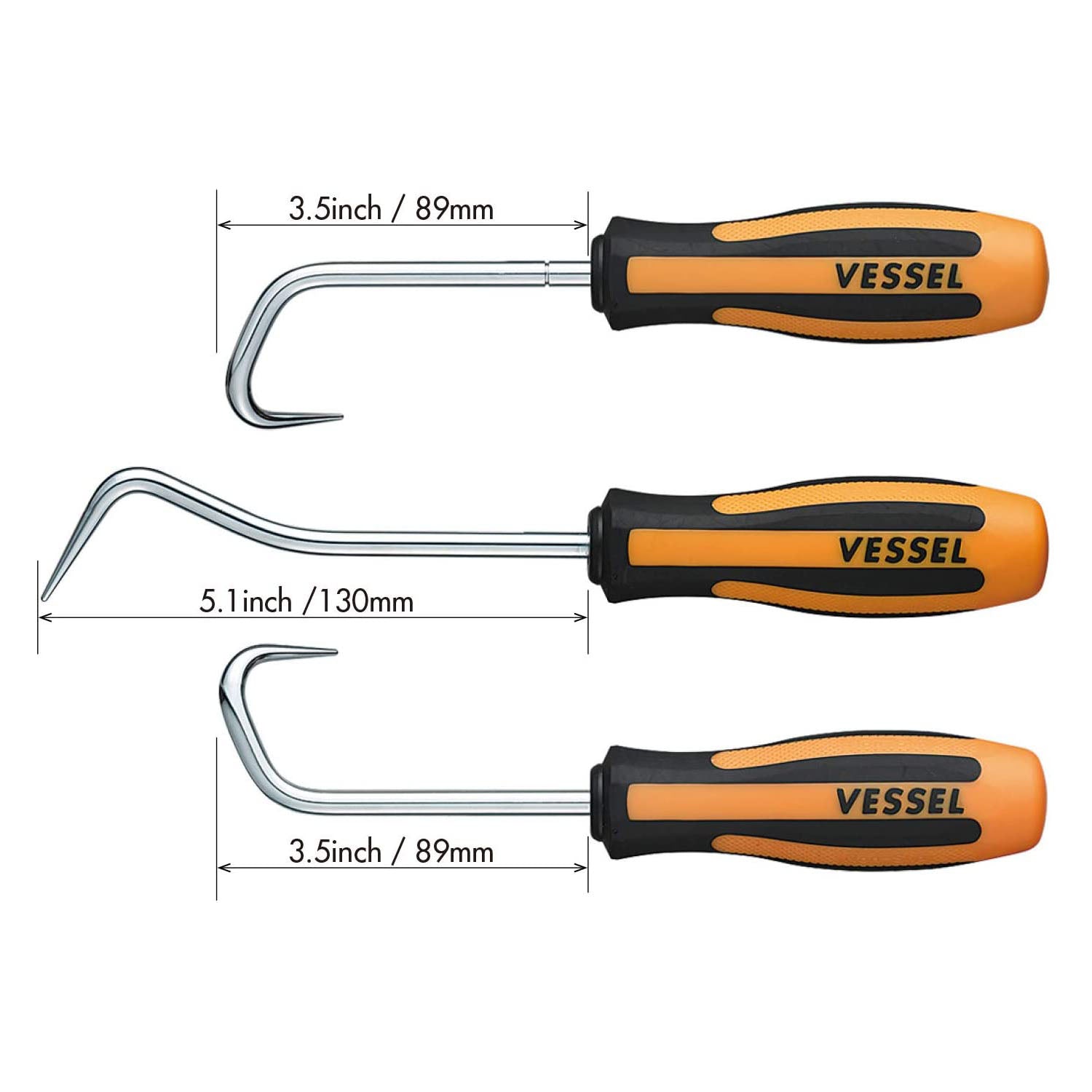 Vessel 970HR3PB MEGADORA Hose Remover 3-Piece Set