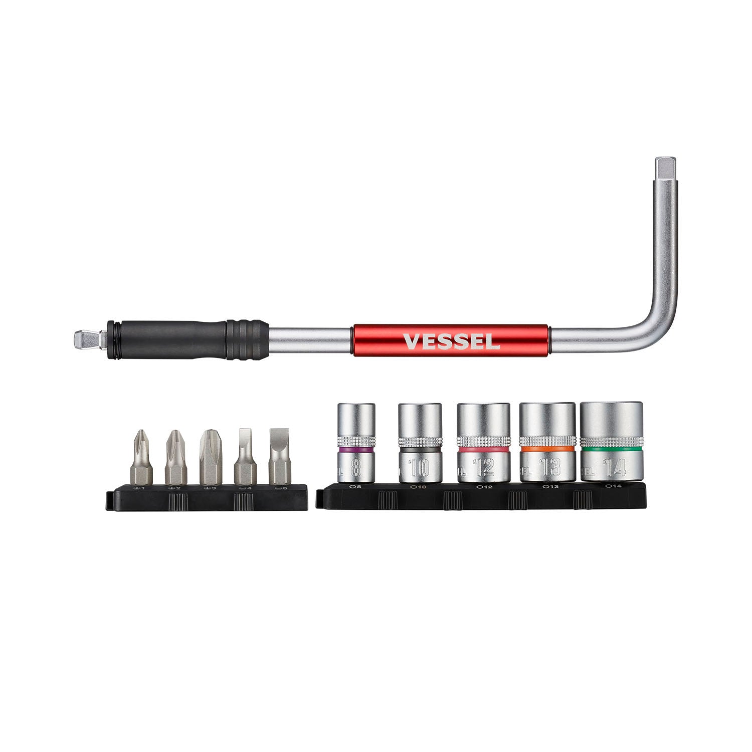 Vessel SLH21U 2 Way-Speed L-Handle, 11-Piece Set – Tool Nut