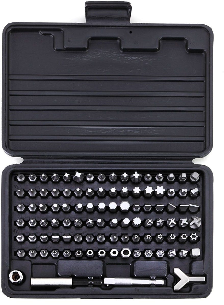 Vega VHS100A 100pc Master Driver Bit Set