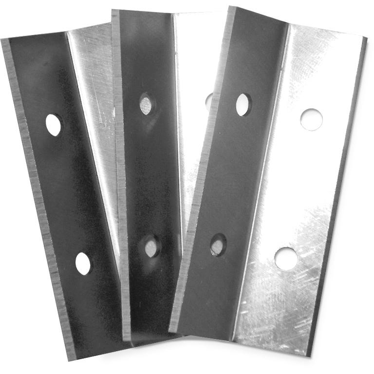Viper Scraper Steel Angled Push Scraping Blade 3-Pack