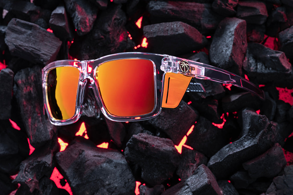 Heat Wave Performance XL VISE Frame Vapor Clear Sunblast Lens Z87+ Sunglasses
