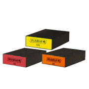 Diablo DFBBLOCAST03P 4-1/2-in. x 2-3/4-in. x 1-in. Assorted Flat Edge Sanding Sponges, 3-Piece