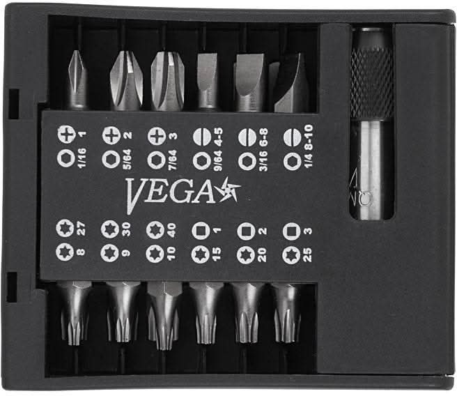 Vega VT-25A 25pc Driver Bit Set (Tamper)