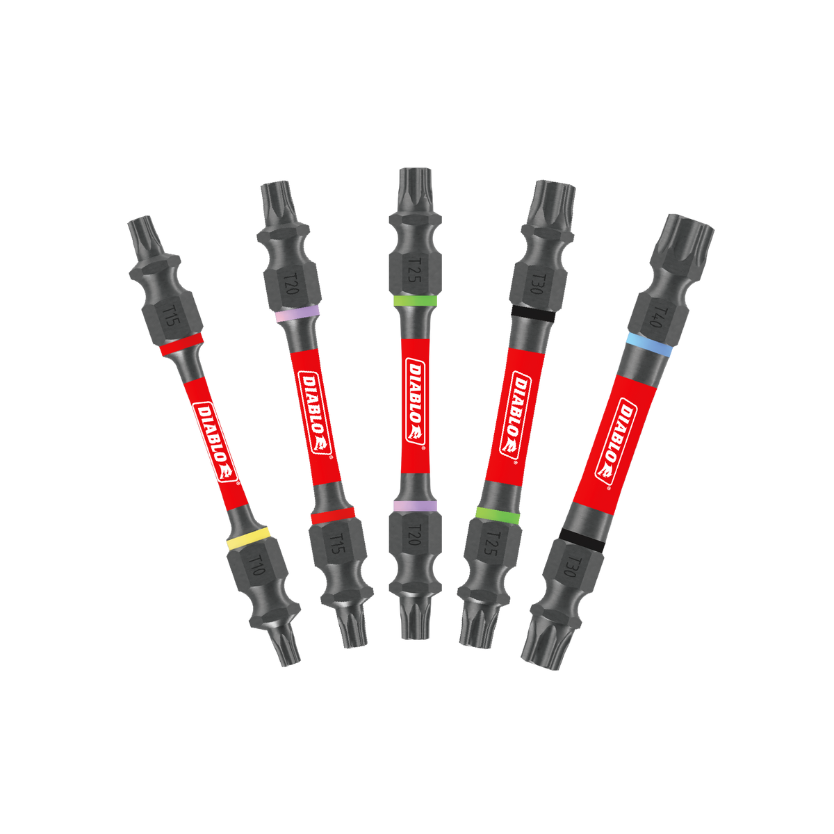 Diablo 2-1/2 in. Double-Ended Torx Drive Bit Variety Pack (DDETV-S5)