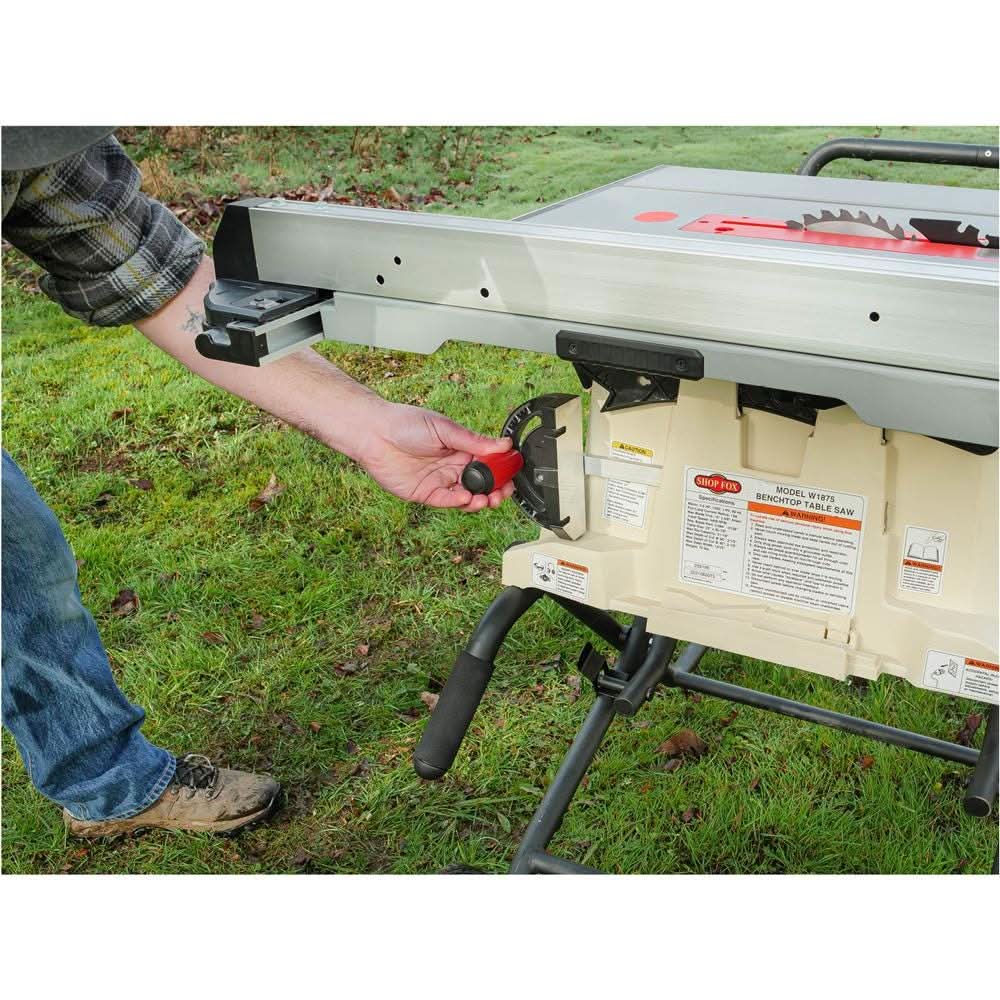 Shop Fox W1875 2HP Benchop Table Saw with Stand