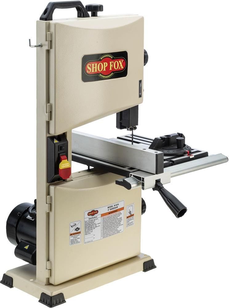 Shop Fox W1878 9-in Benchtop Bandsaw, 1/3 HP