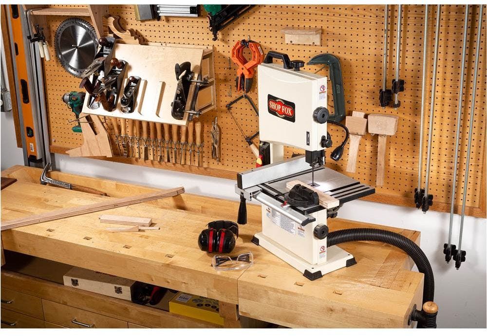 Shop Fox W1878 9-in Benchtop Bandsaw, 1/3 HP