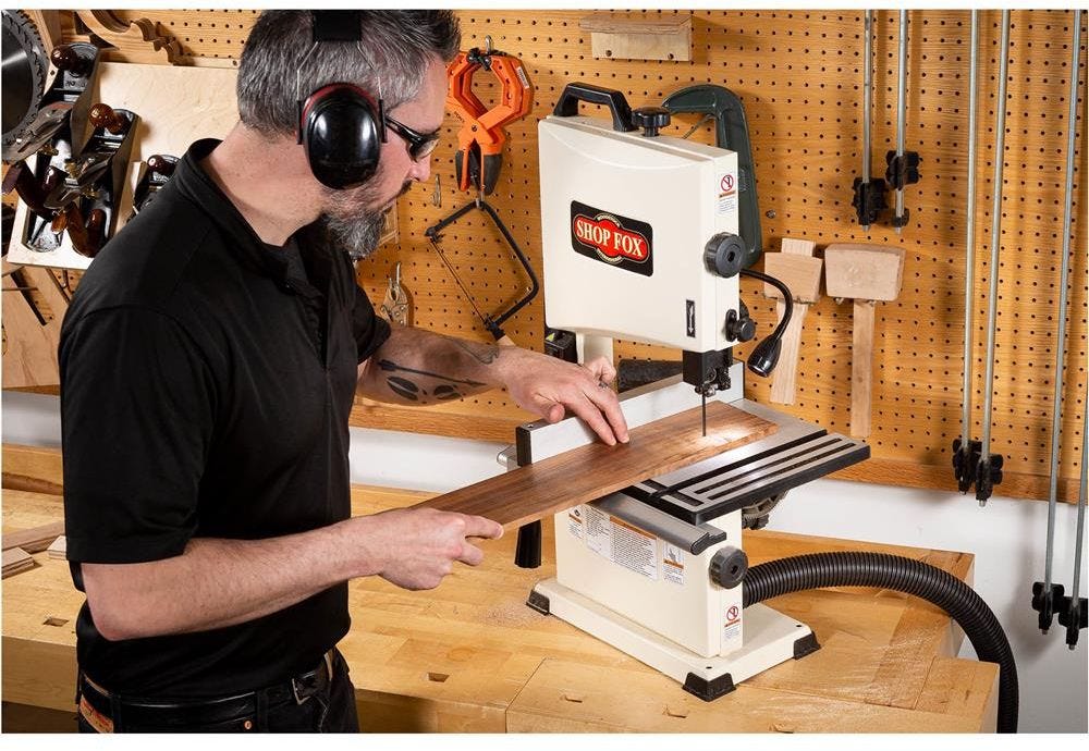 Shop Fox W1878 9-in Benchtop Bandsaw, 1/3 HP