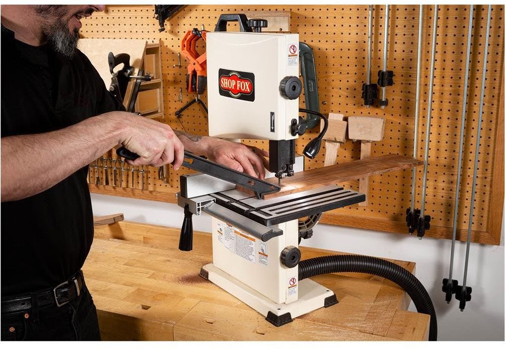 Shop Fox W1878 9-in Benchtop Bandsaw, 1/3 HP