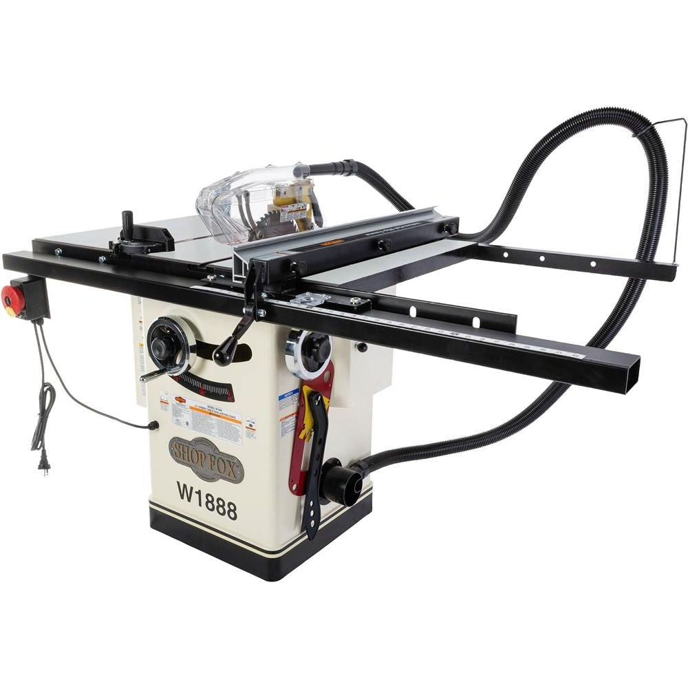 Shop Fox W1888 10-in Hybrid Table Saw With Riving Knife
