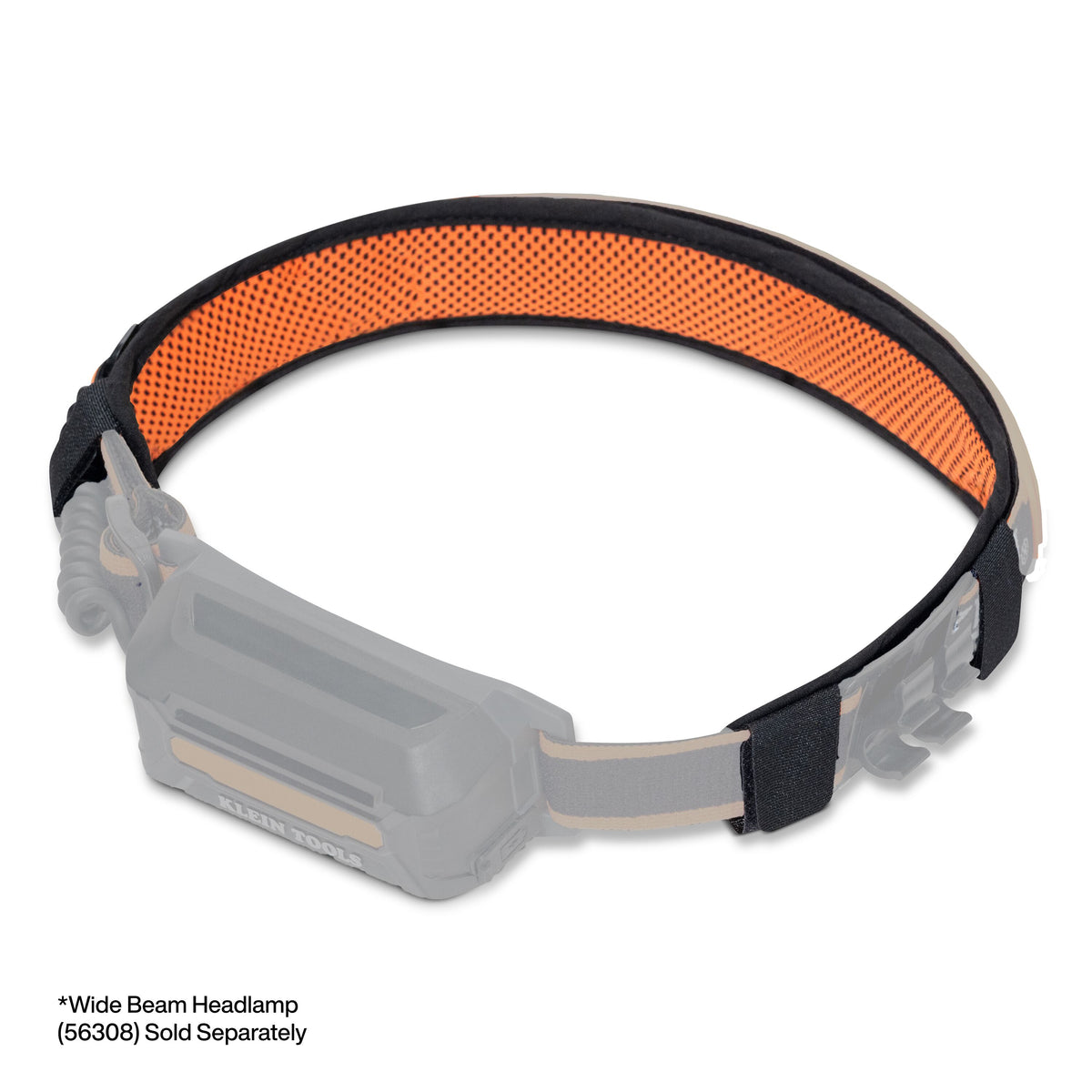 Klein Tools WBHLSWTBND machine-washable headlamp sweatbands for rotation in hot work environments