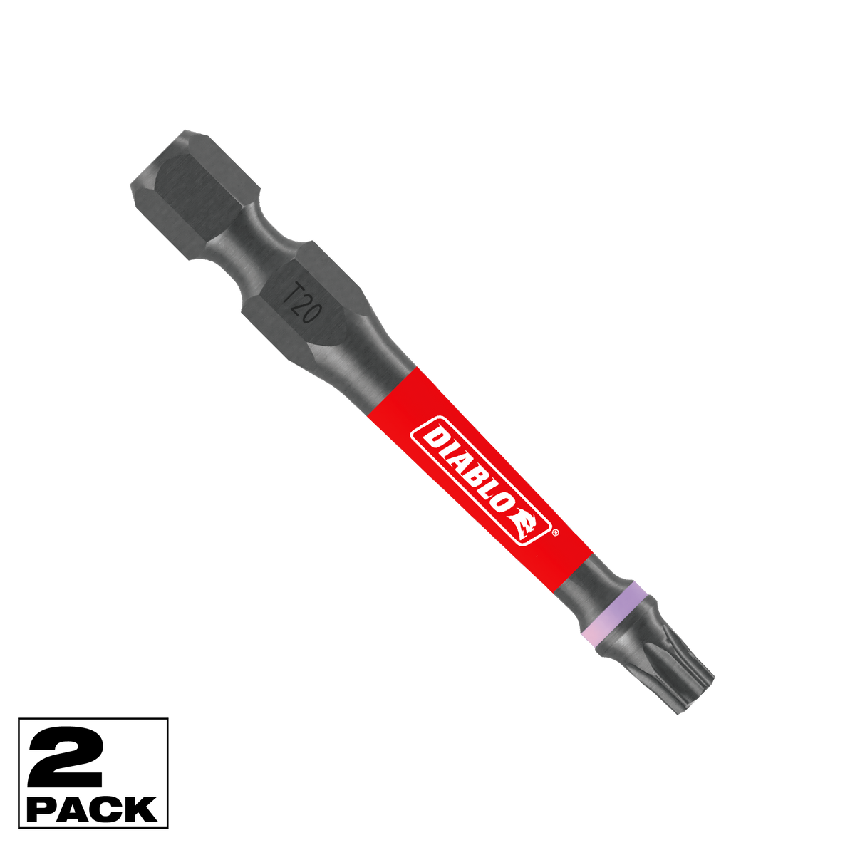 Diablo 2 in. Torx Security T20 Drive Bit (DTH202P2)