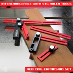 Swan Red Tail Ruler Set (R4612AL)