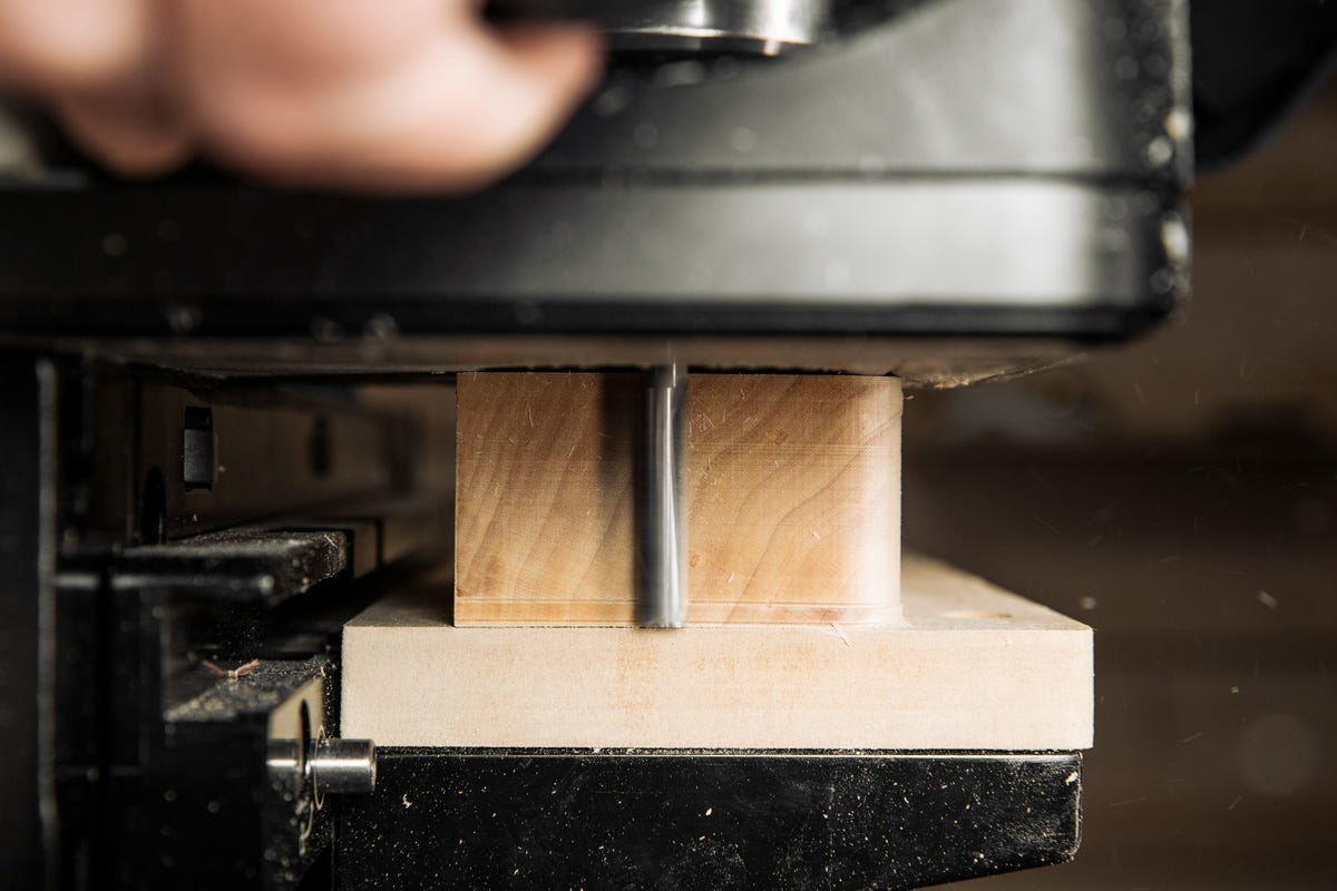 Shaper Tools SF1-8-8DP 8mm X 35mm Up-Spiral Flat Router Bit