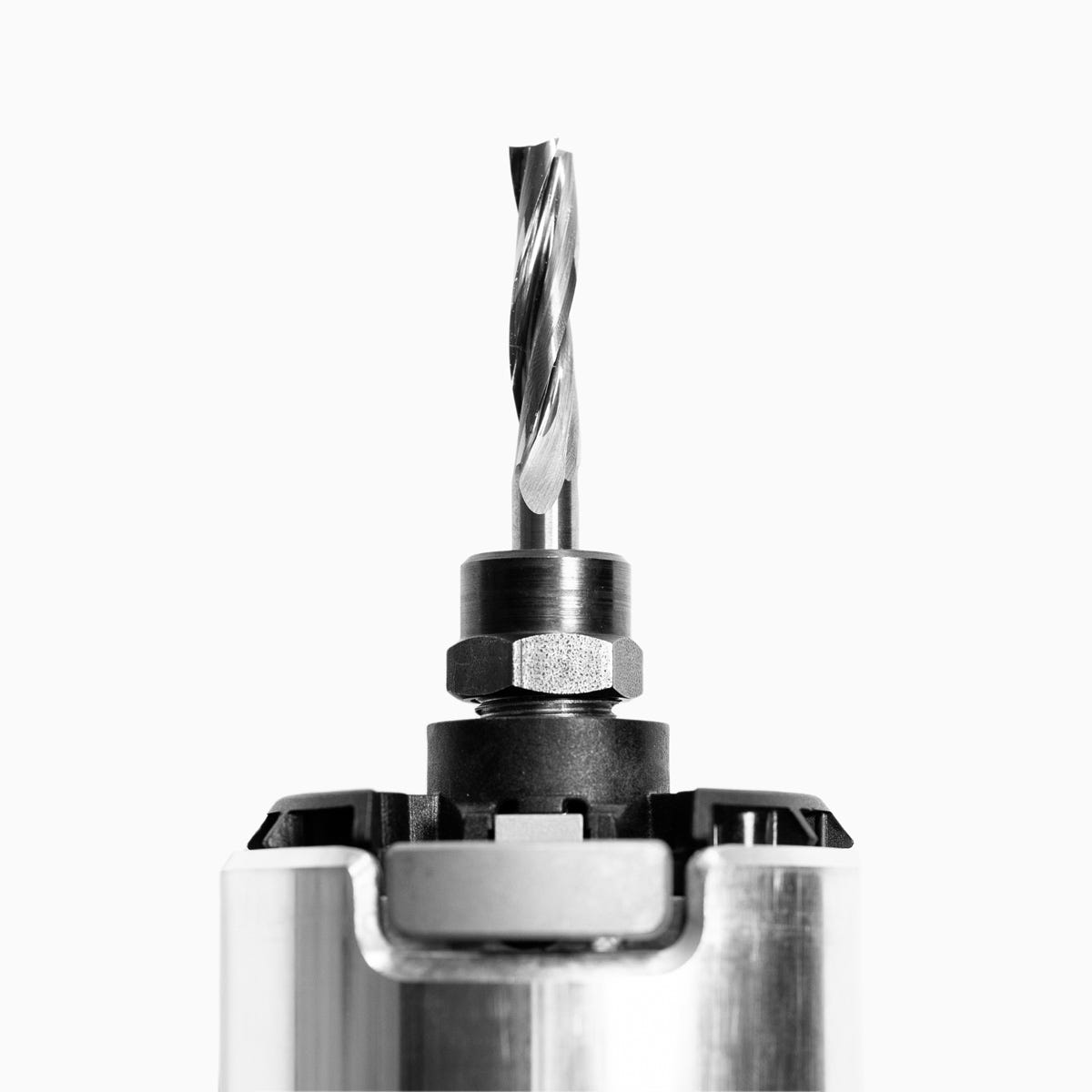 Shaper Tools SF1-8-8DP 8mm X 35mm Up-Spiral Flat Router Bit