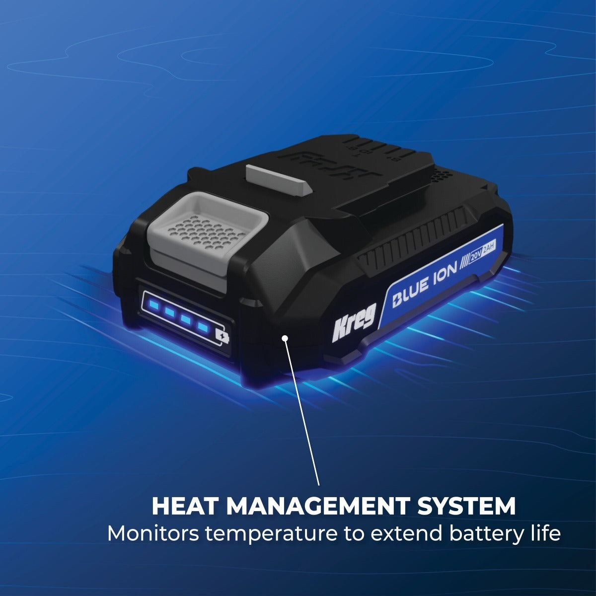 Kreg BATT2A 20V Blue Ion 2.0 Ah Battery Pack