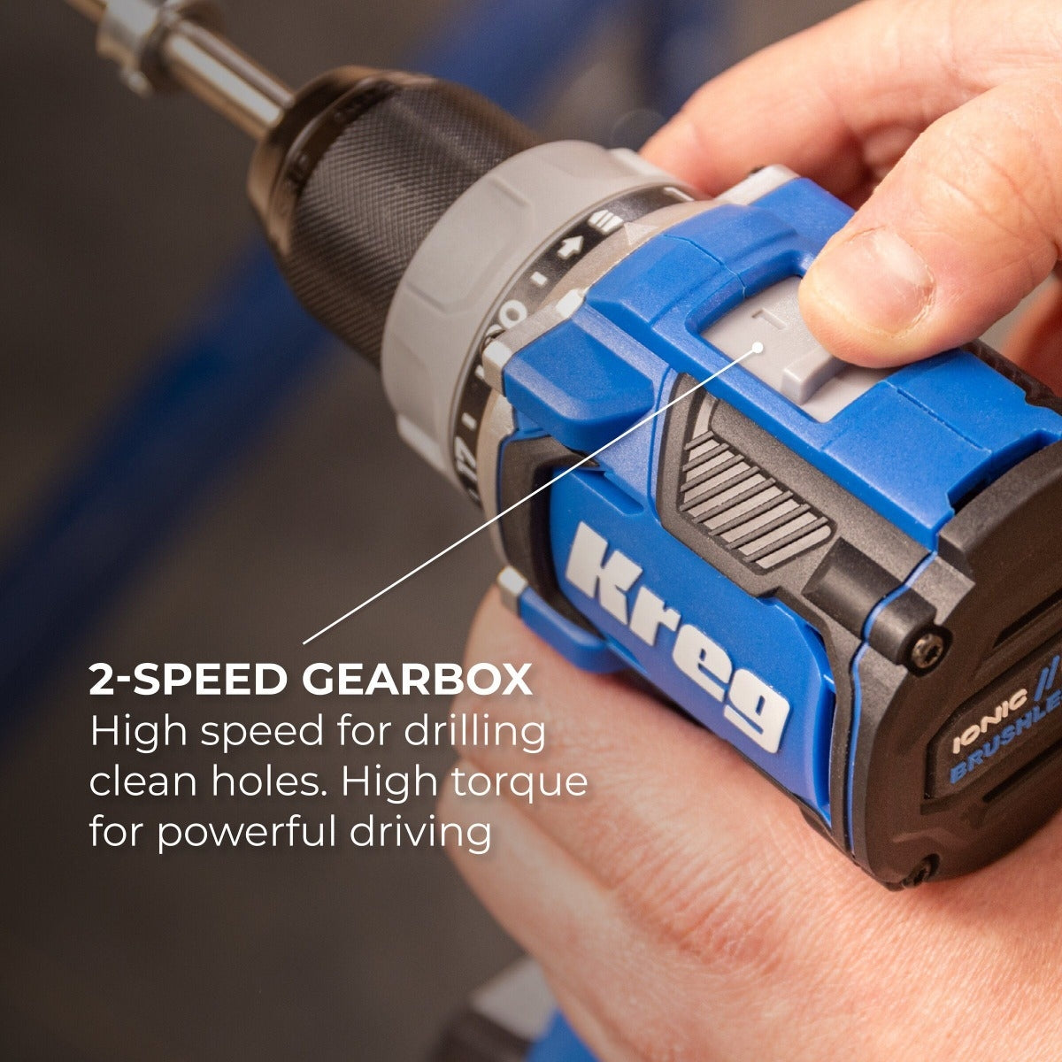 Kreg KPTDR050A 20V Ionic Drive Compact Drill & Driver Combo Kit