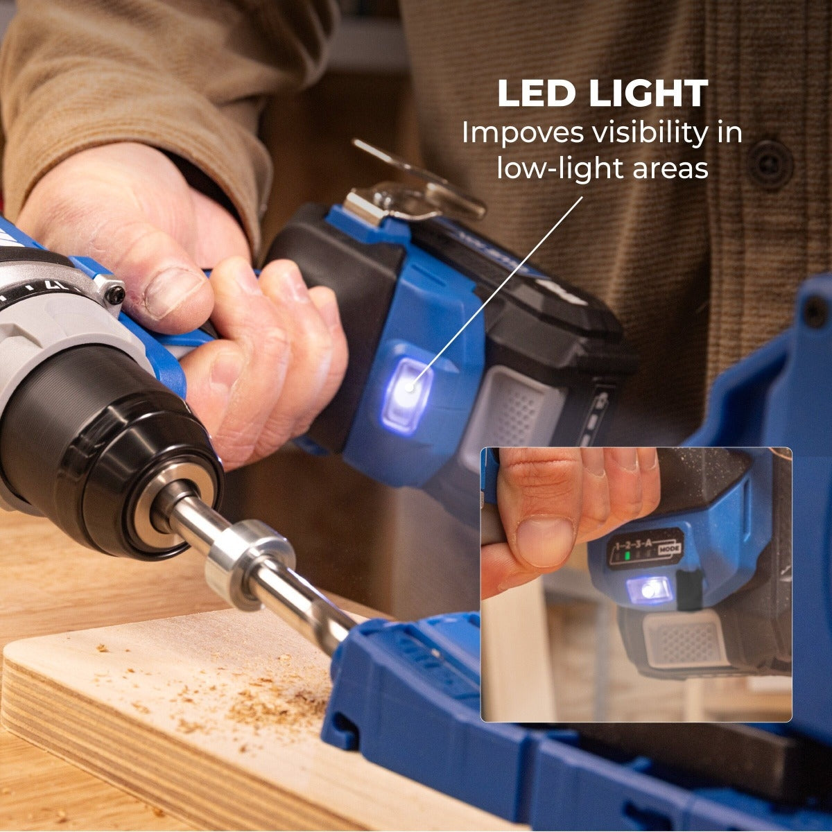 Kreg KPTDR050A 20V Ionic Drive Compact Drill & Driver Combo Kit