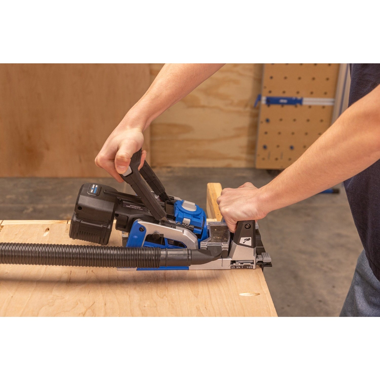 Kreg KPTBRB100A 20V Ionic Drive Rebel Pocket-Hole Joiner 4.0Ah Kit